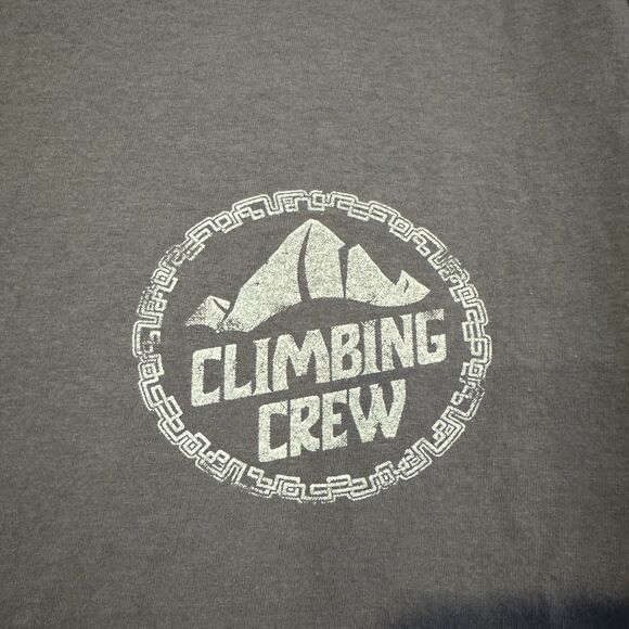 Mount Everest 2015 Expedition Climbing Crew Large T-Shirt SS Blue Mountain DS - Picture 3 of 8